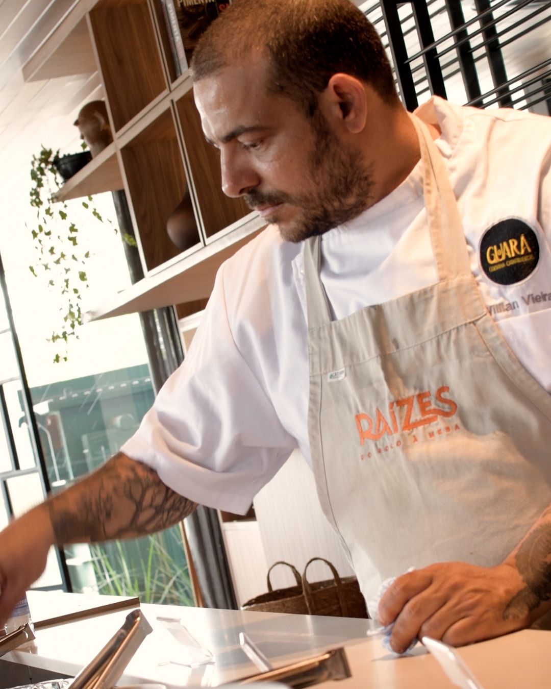 Chef Willian Vieira no Rivière